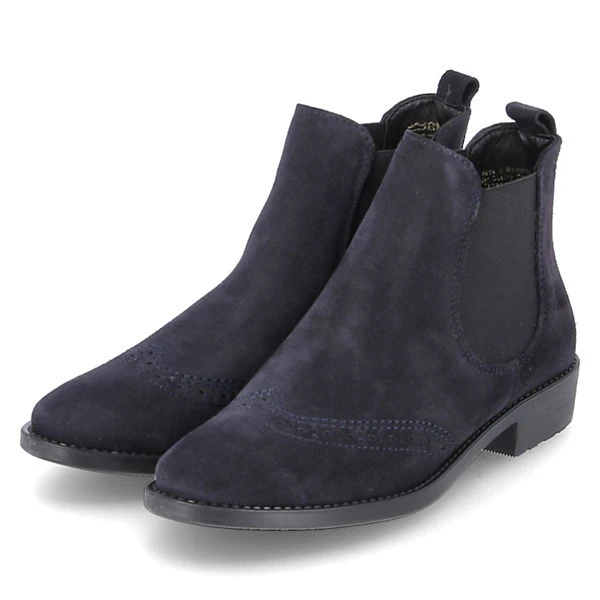 Tamaris Chelsea Boots Klassische Stiefeletten - Blau 3 Tamaris Chelsea Boots Klassische Stiefeletten - Blau
