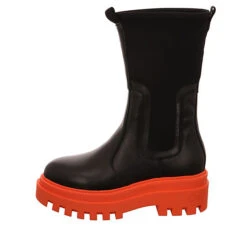 Calvin Klein Platform High Chelsea Boots Leder-/Textilkombination Uni Chelsea Boots - Schwarz -Chelsea Boots 27299778 02