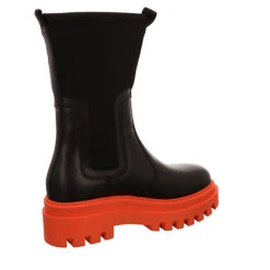 Calvin Klein Platform High Chelsea Boots Leder-/Textilkombination Uni Chelsea Boots - Schwarz -Chelsea Boots 27299778 05