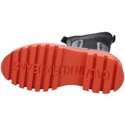 Calvin Klein Platform High Chelsea Boots Leder-/Textilkombination Uni Chelsea Boots - Schwarz -Chelsea Boots 27299778 09