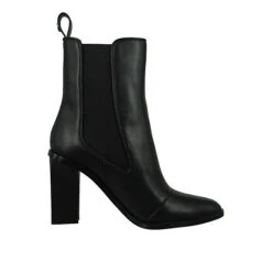 Buffalo Damen Elegante Stiefelette Zoe Chelsea 1251153 Schwarz Black Textil/Synthetik Mit Perfect Fit Durch Memory Foam Ankle Boots - Schwarz -Chelsea Boots 27387553 04