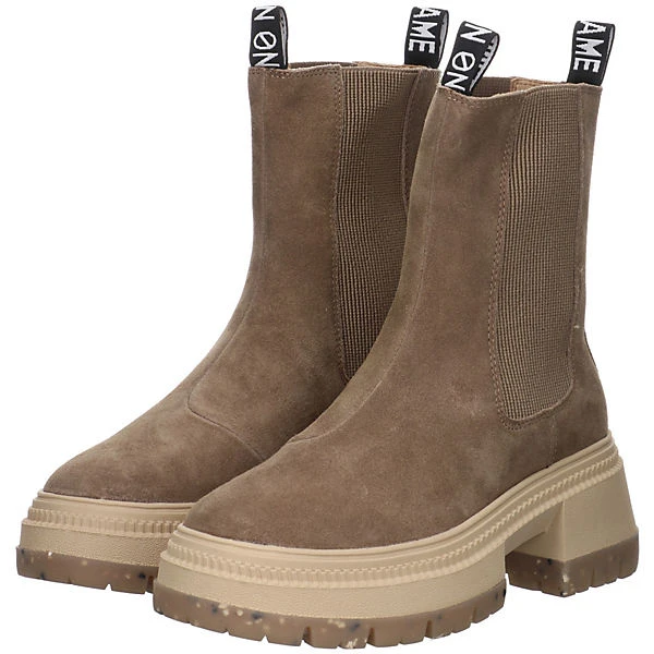 Strong Jodhpur Chelsea Boots Veloursleder Uni Chelsea Boots - Braun 12 Strong Jodhpur Chelsea Boots Veloursleder Uni Chelsea Boots - Braun – Bild 10