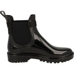 Tom Tailor Damen Schuhe 4296602 Modische Chelsea Gummistiefel Boots Schwarz Gummistiefel - Schwarz -Chelsea Boots 28262804 04