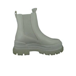 Buffalo Damen Sportliche Stiefelette Aspha Chelsea Mid 1270072 Weiß White Kunstleder Mit Perfect Fit Durch Memory Foam Ankle Boots - Weiß -Chelsea Boots 28280143 05